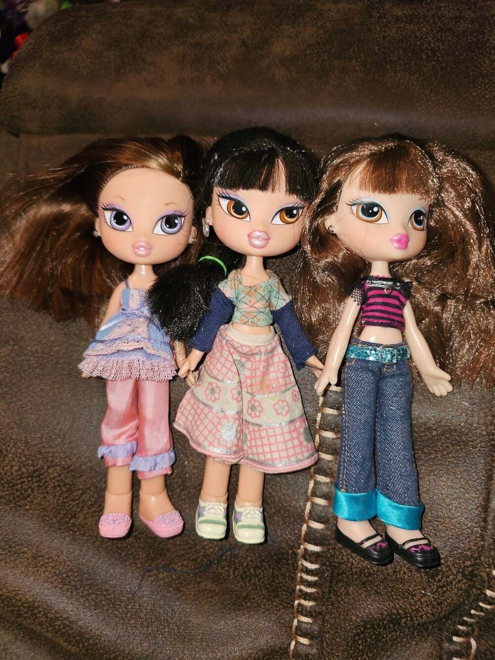 Lot of 3 Vintage Bratz Kidz Dolls Fashion Figures Playable